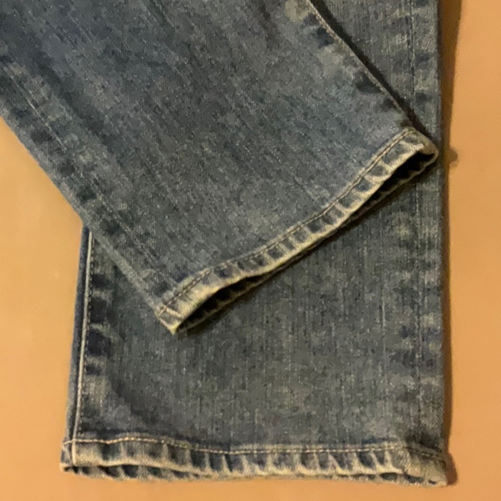 AG Adriano Goldschmied Seamed Isabelle High Rise Straight Crop Jean size 29R - Picture 9 of 10